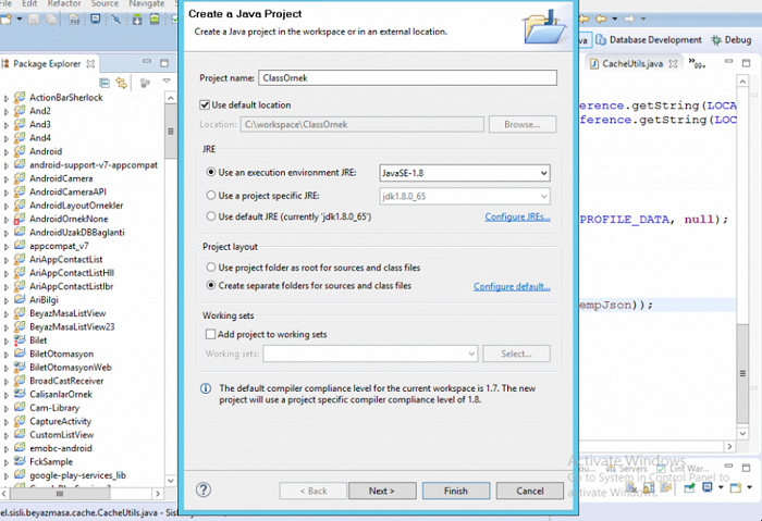 Java Eclipse Proje Class